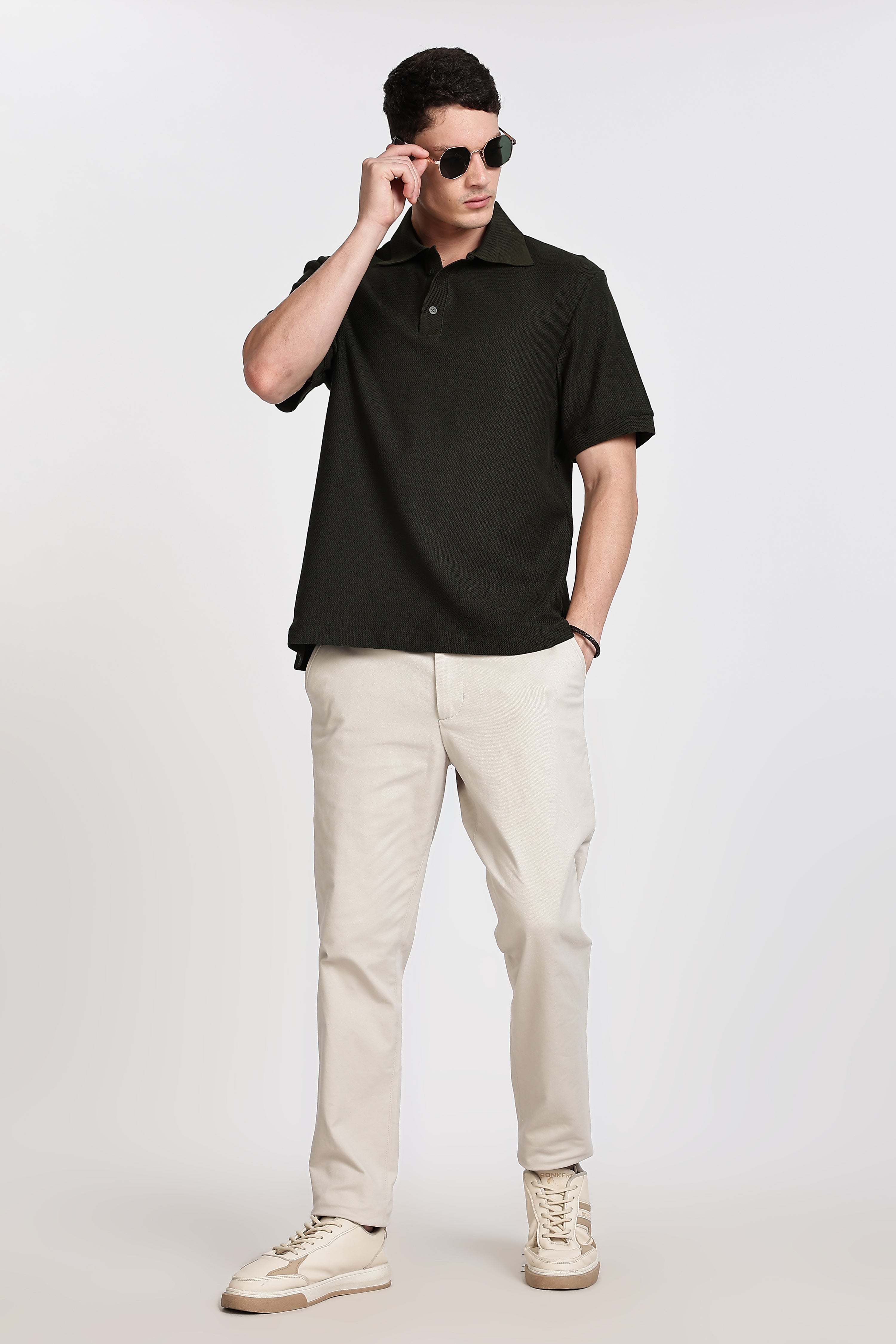 MEN SLIM FIT POLO T-SHIRT