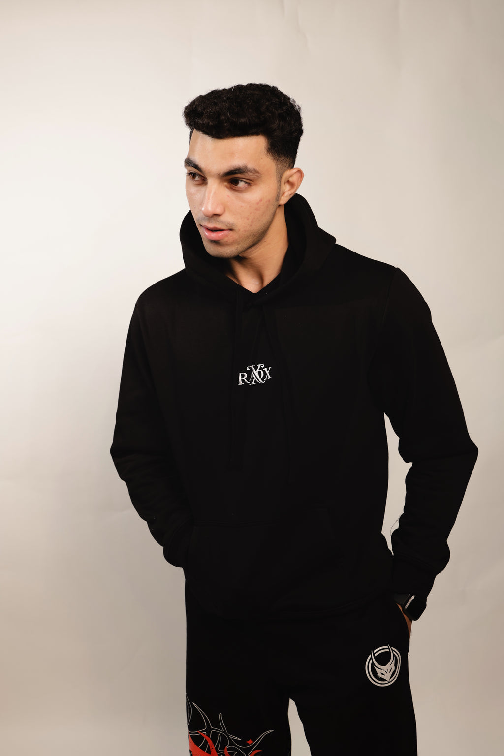 RAOX Noir Essential Hoodie.