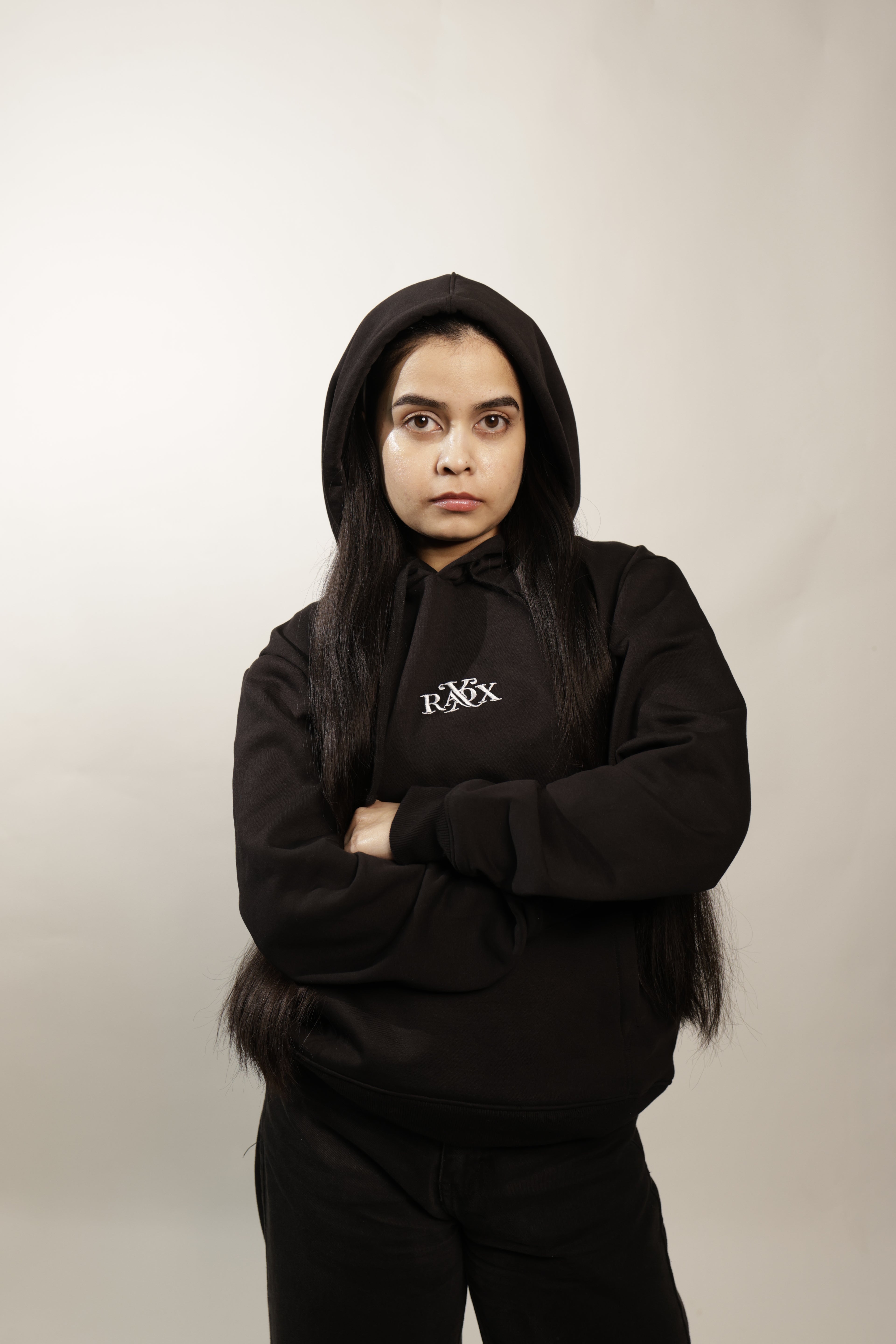 RAOX Noir Signature Hoodie.