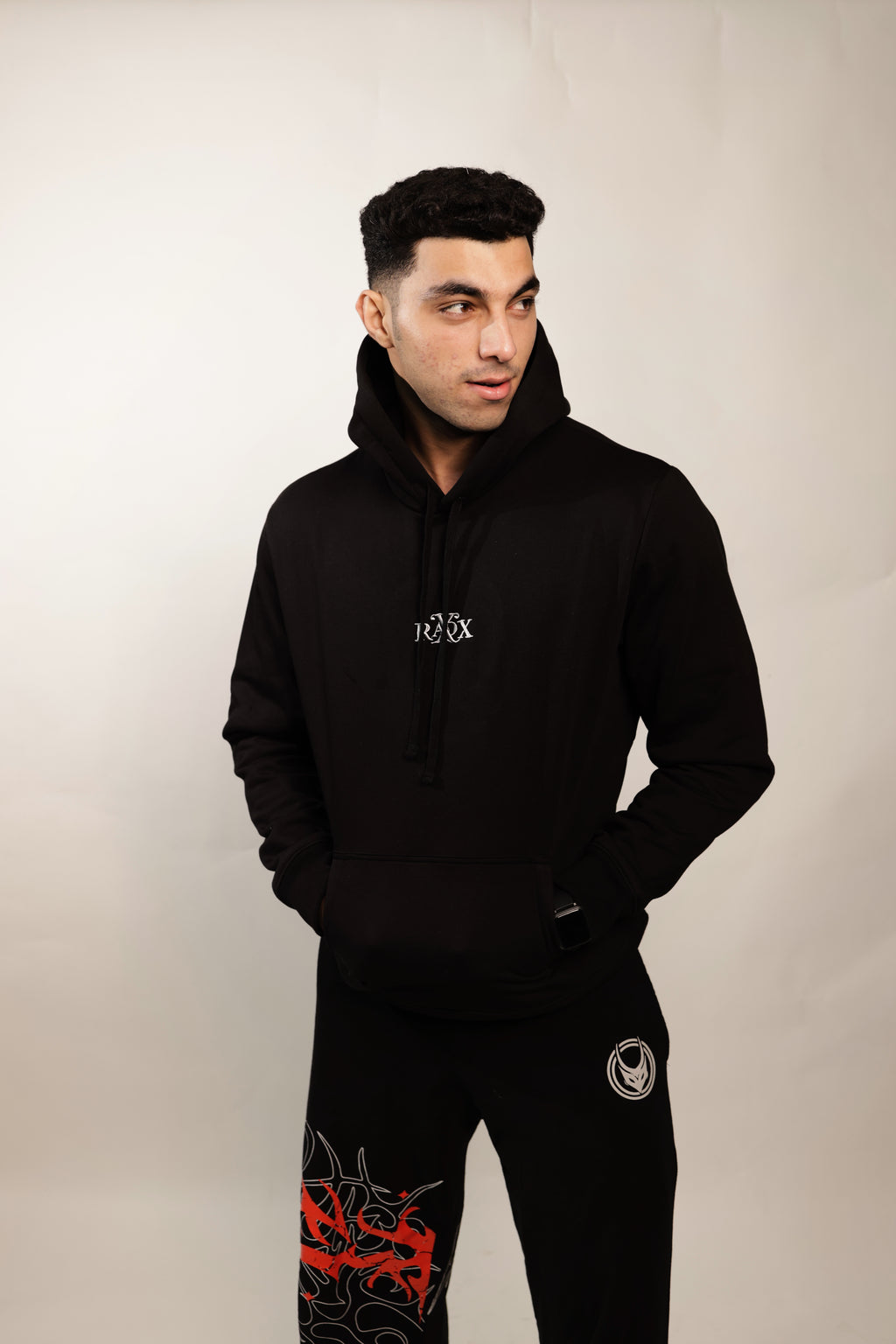 RAOX Noir Essential Hoodie.