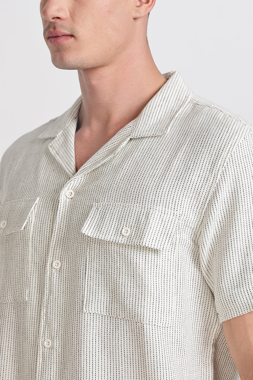 TEXTURED REGULAR FIT SHIRT