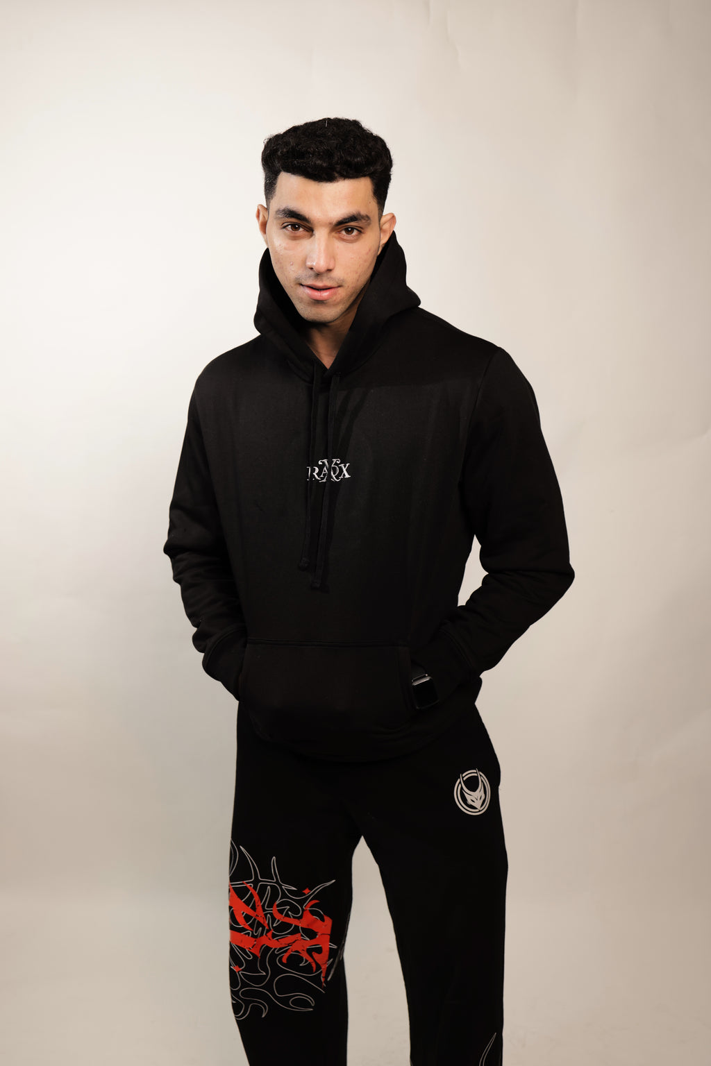 RAOX Noir Essential Hoodie.
