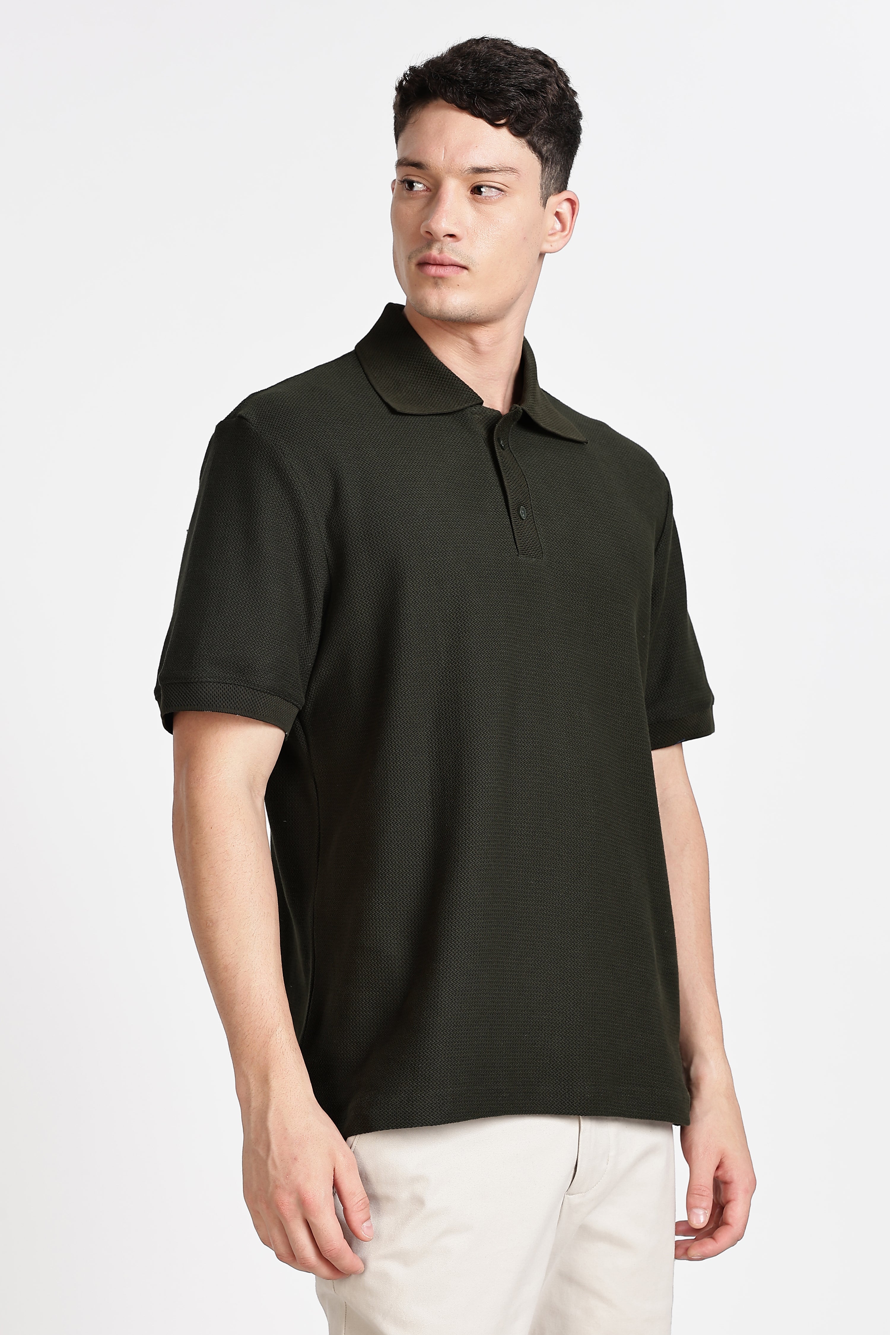 MEN SLIM FIT POLO T-SHIRT
