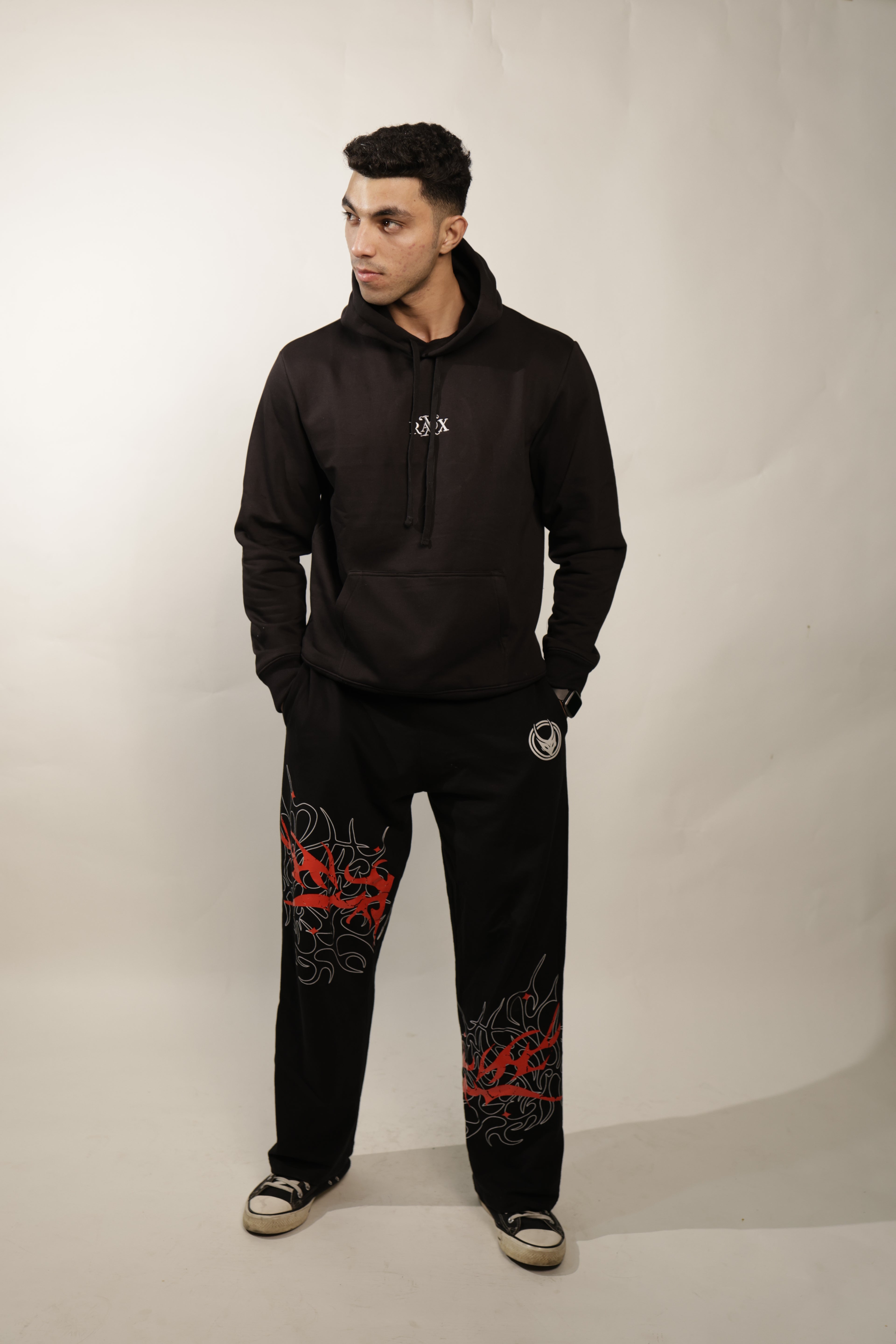 RAOX Noir Essential Hoodie.