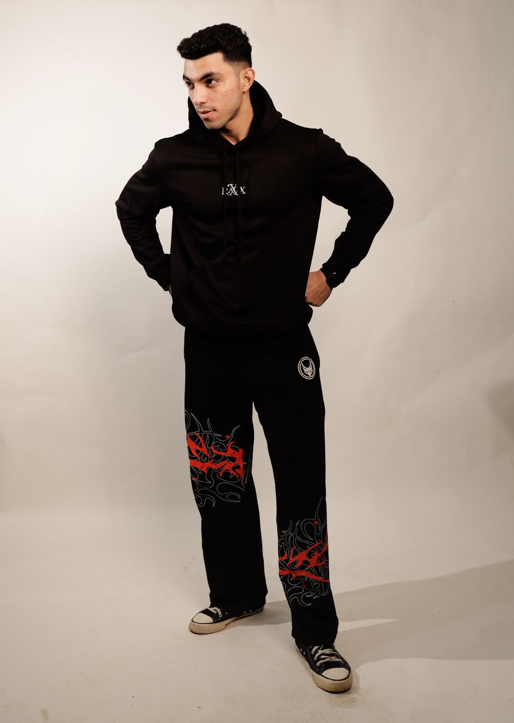 RAOX Noir Essential Hoodie.