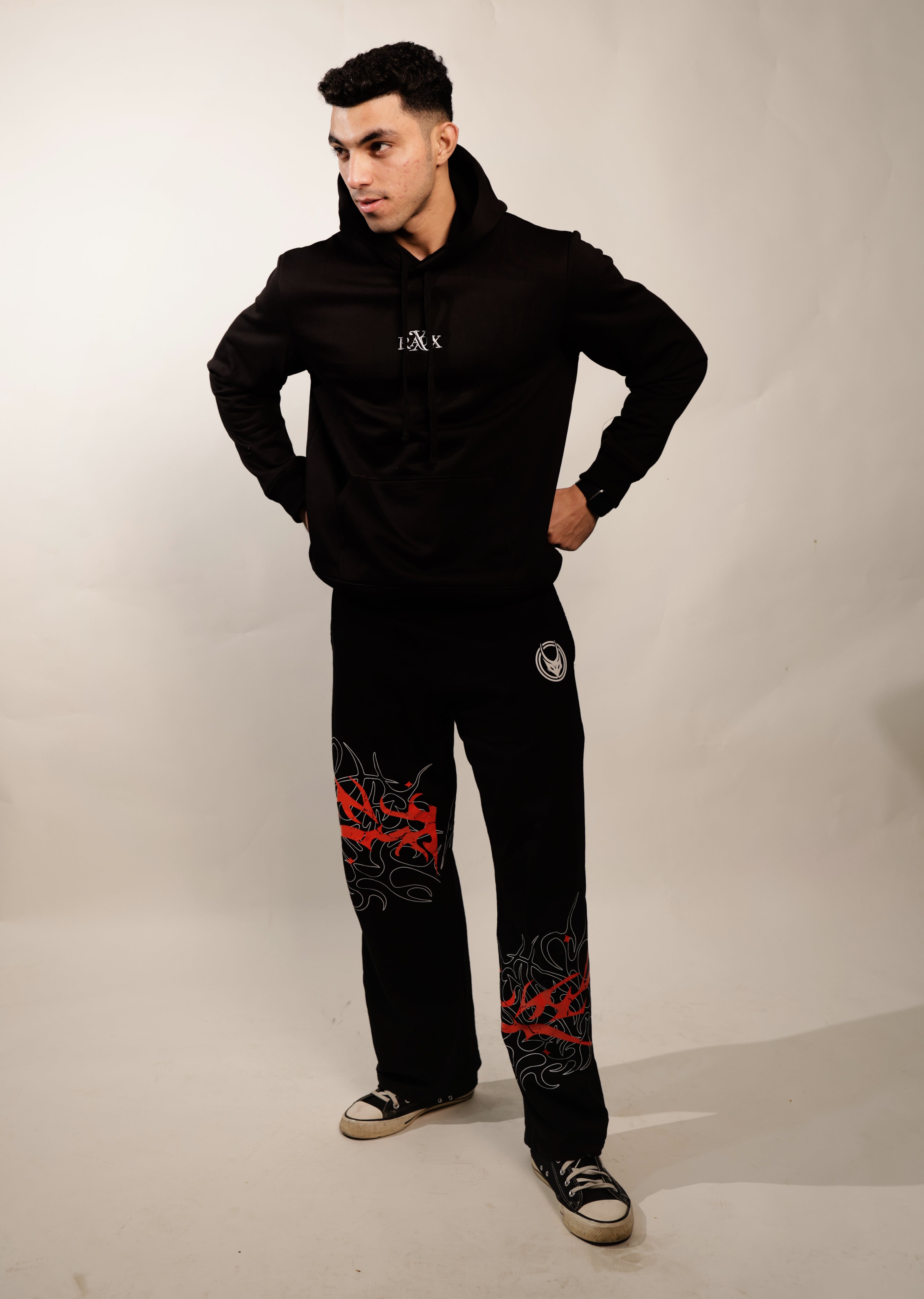 RAOX Noir Essential Hoodie.