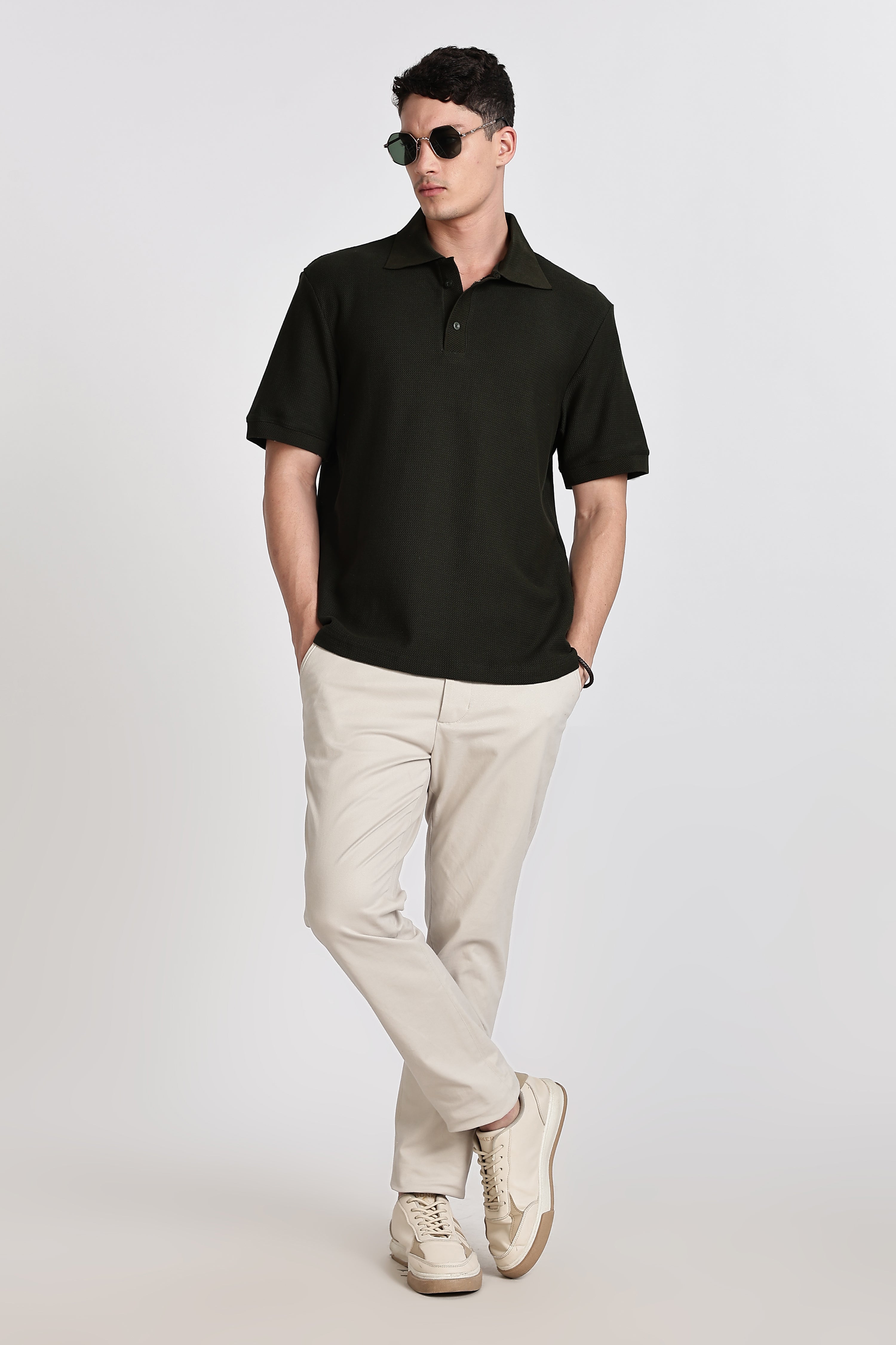MEN SLIM FIT POLO T-SHIRT