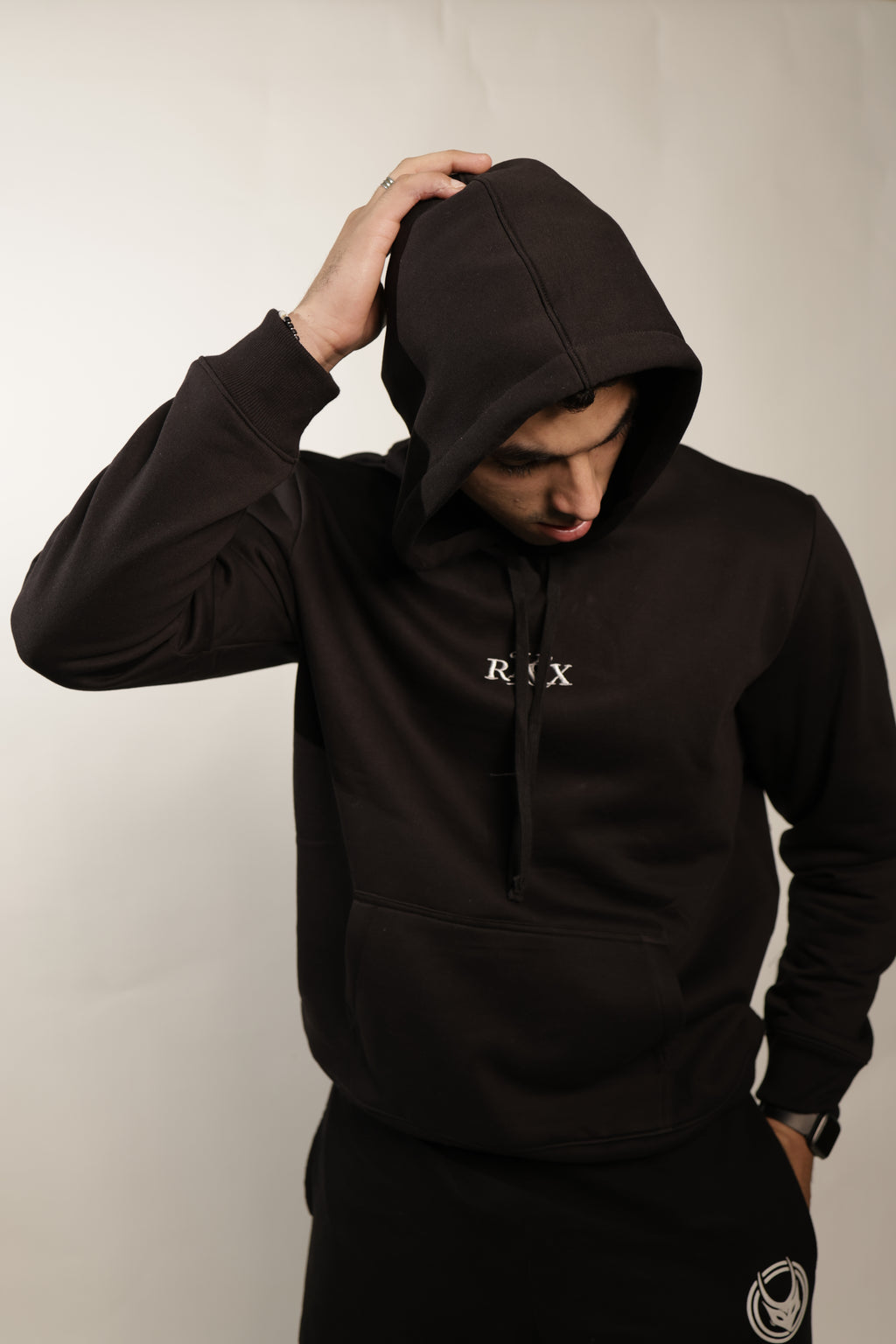 RAOX Noir Essential Hoodie.