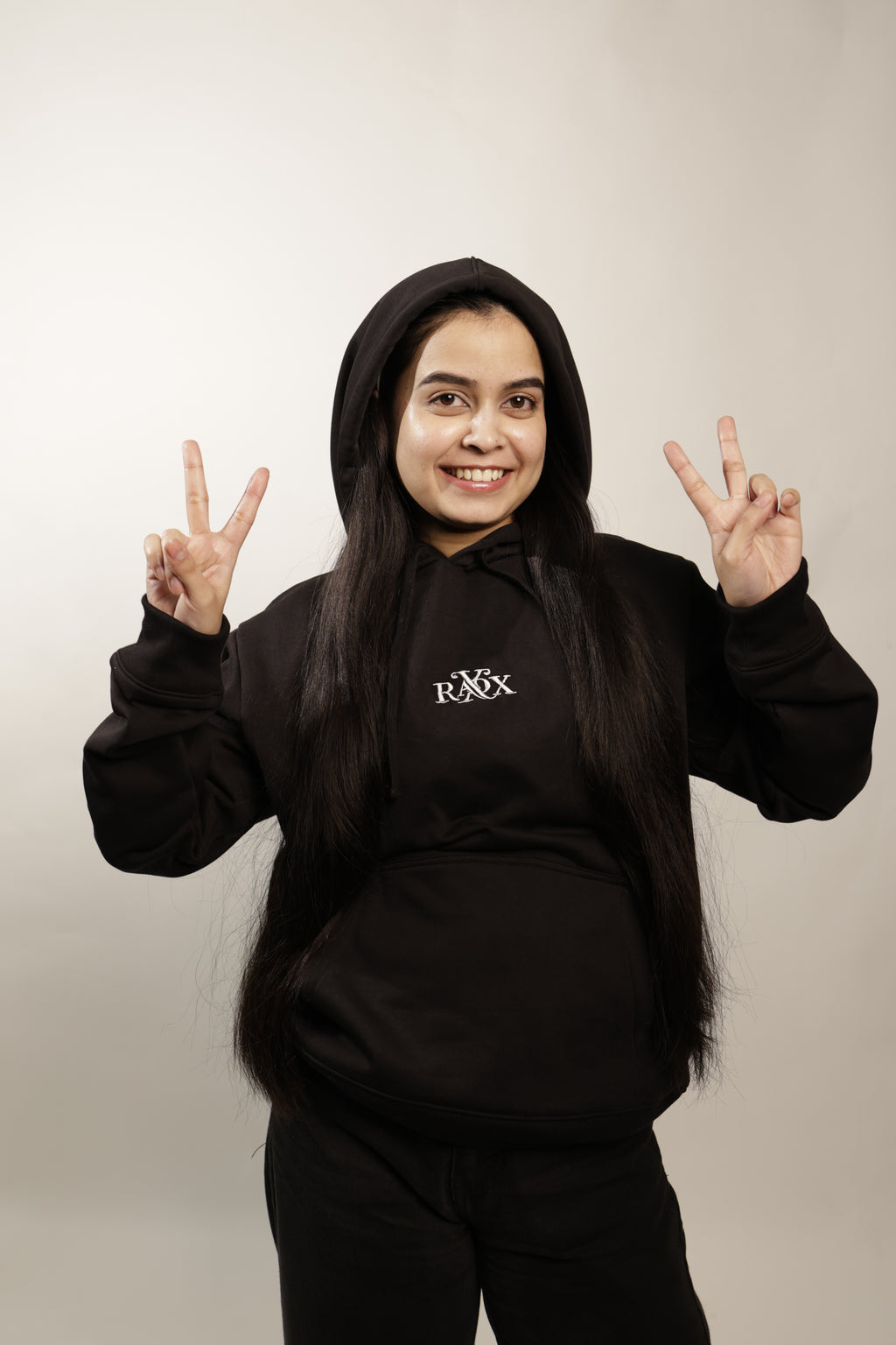 RAOX Noir Signature Hoodie.