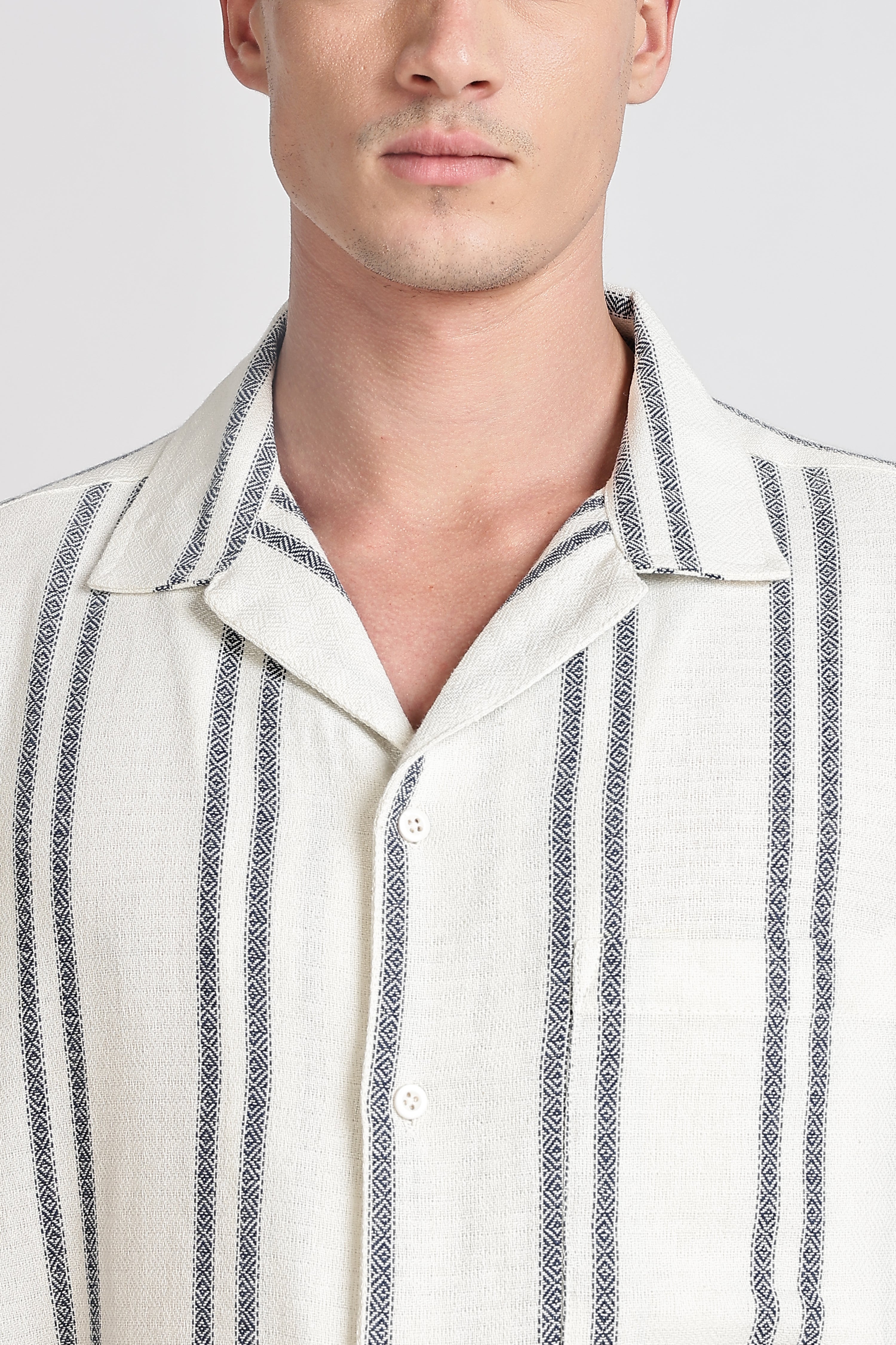 Men Relaxed Fit Self Design Casual Shirt