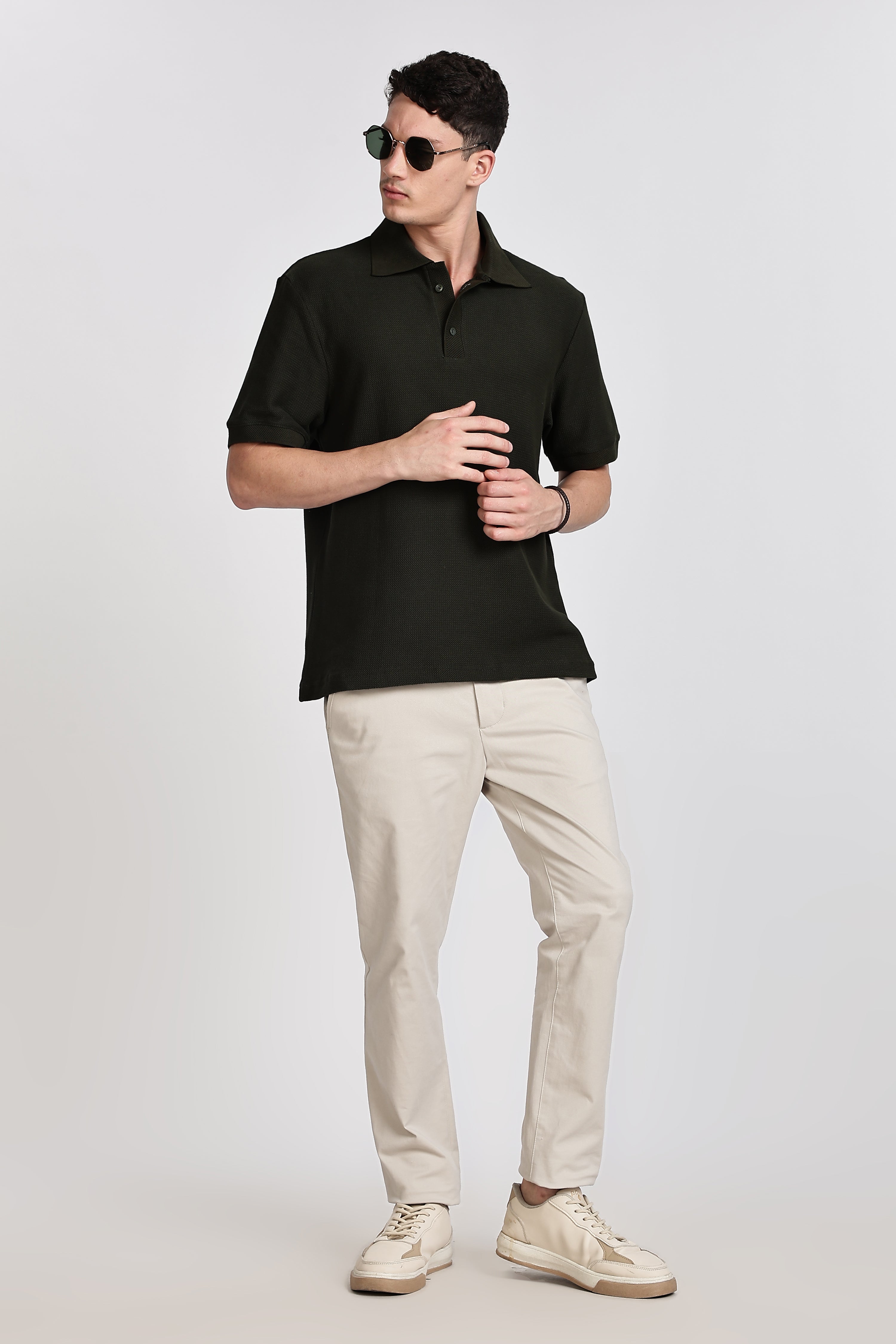 MEN SLIM FIT POLO T-SHIRT