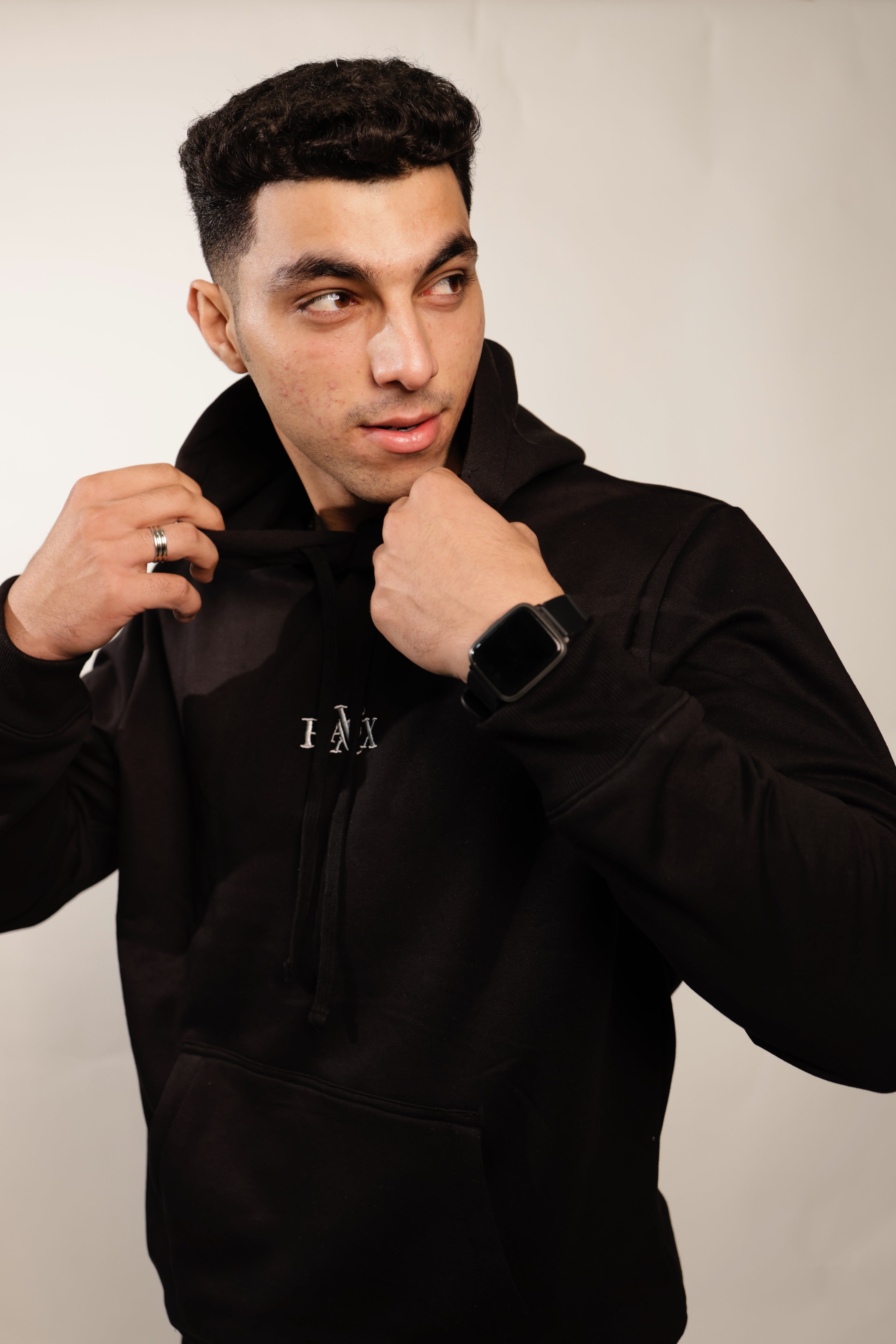RAOX Noir Essential Hoodie.