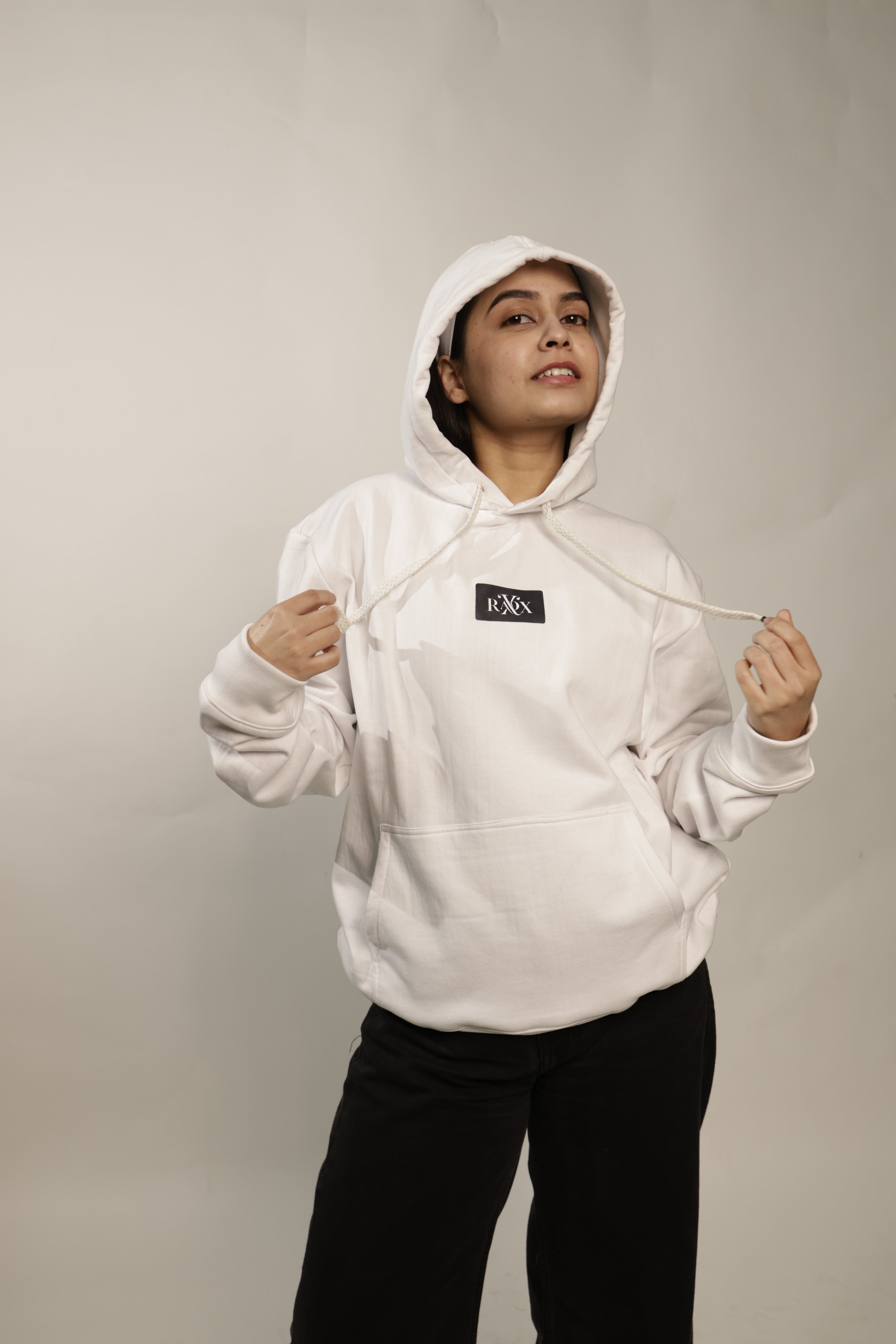 【新品未開封】WHITE NOISE ZIP HOOD SET UP I MIX RAOX White Noise Hoodie. – Raox