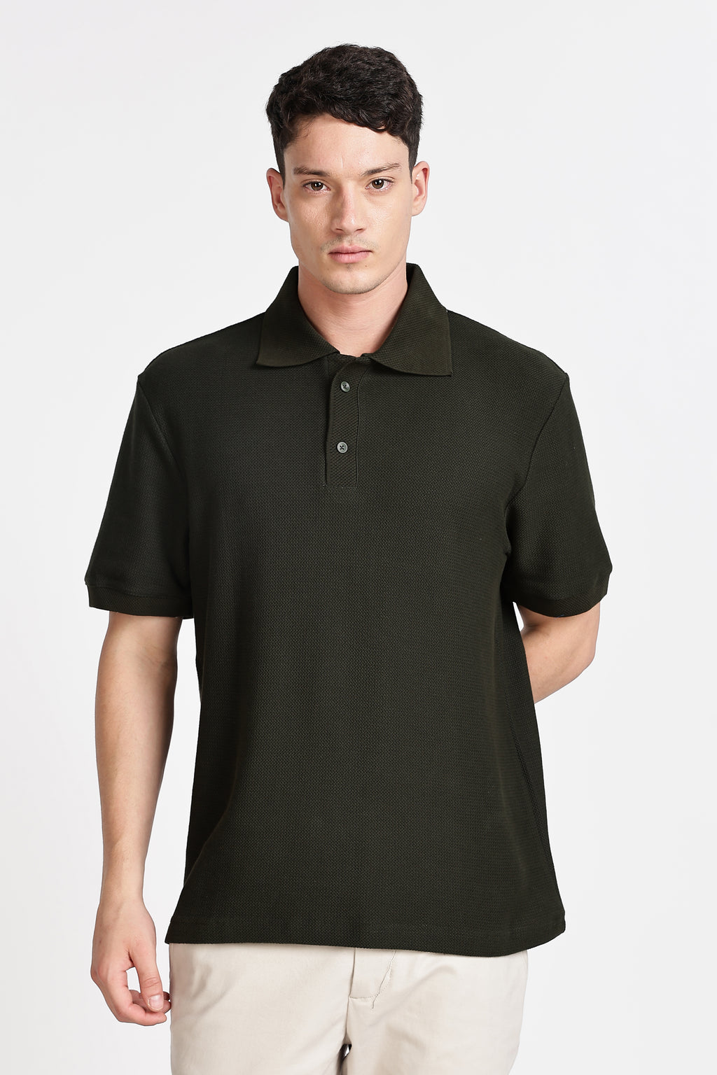 MEN SLIM FIT POLO T-SHIRT