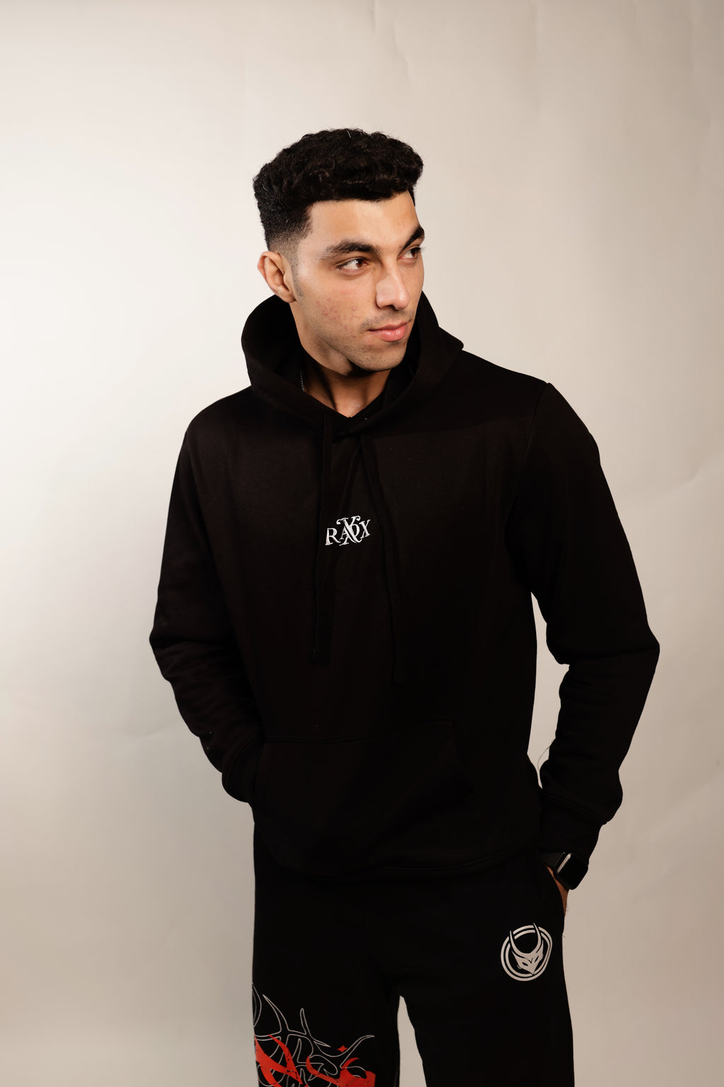 RAOX Noir Essential Hoodie.