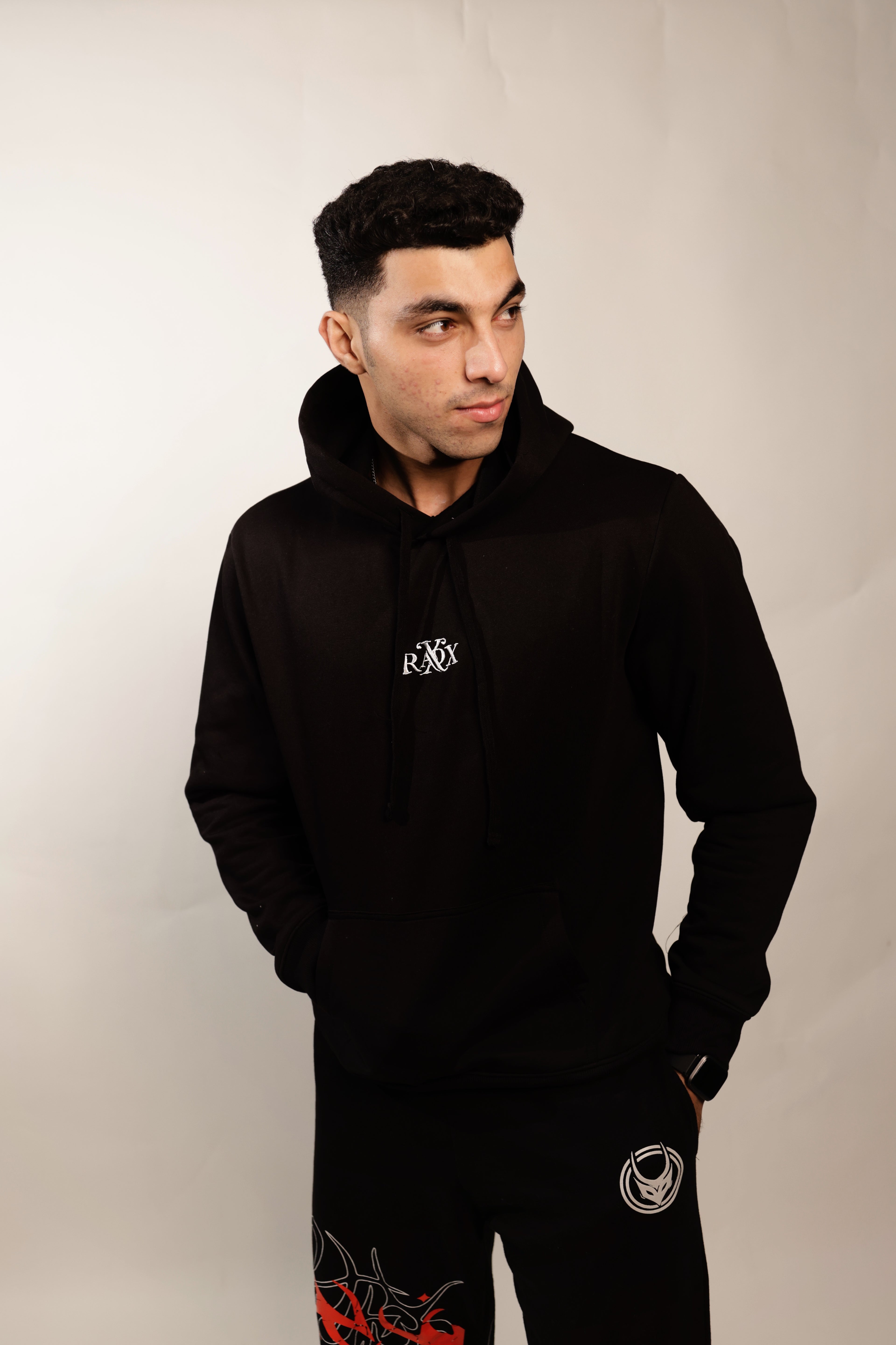 RAOX Noir Essential Hoodie.