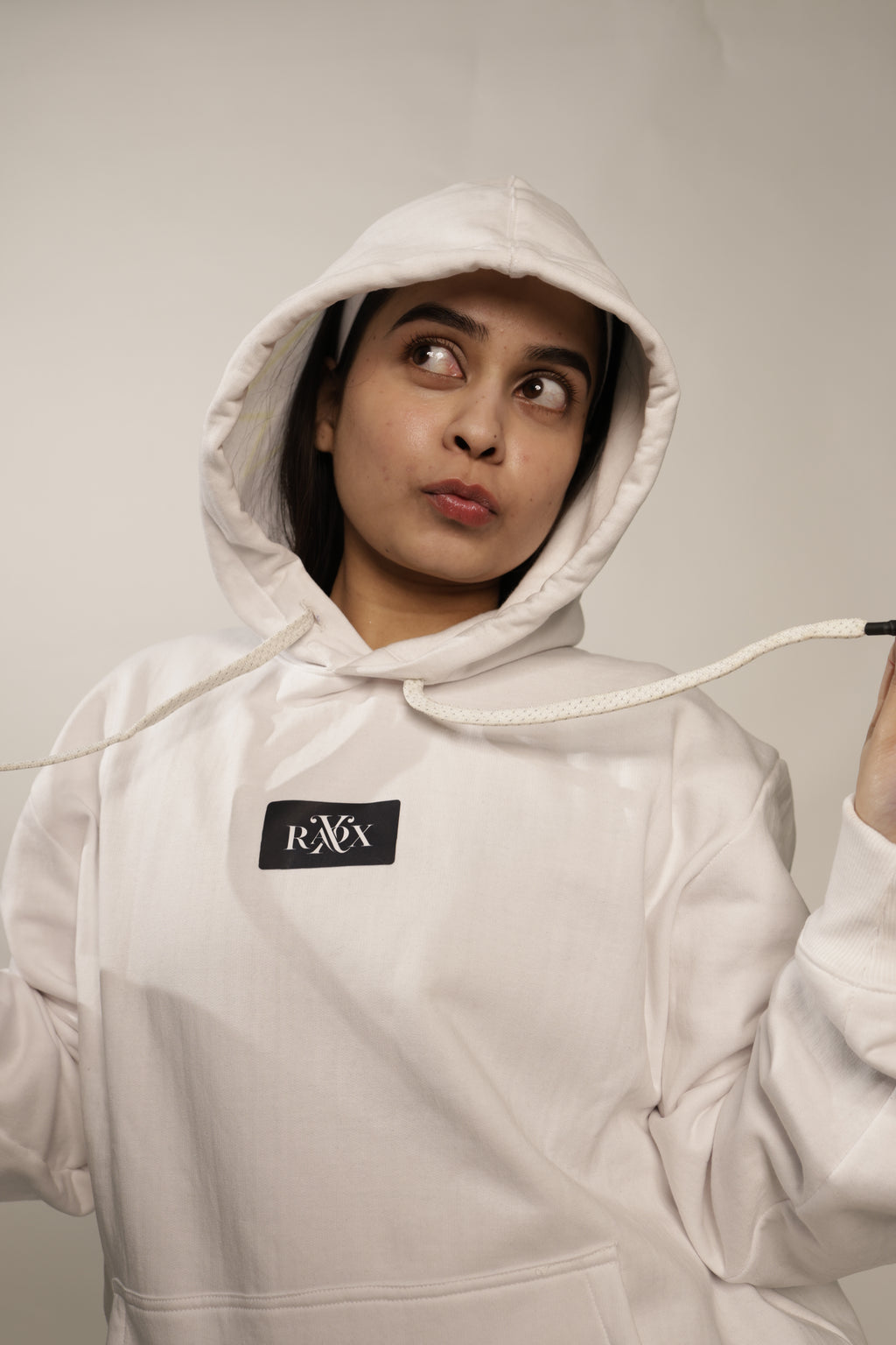 RAOX White Noise Hoodie.
