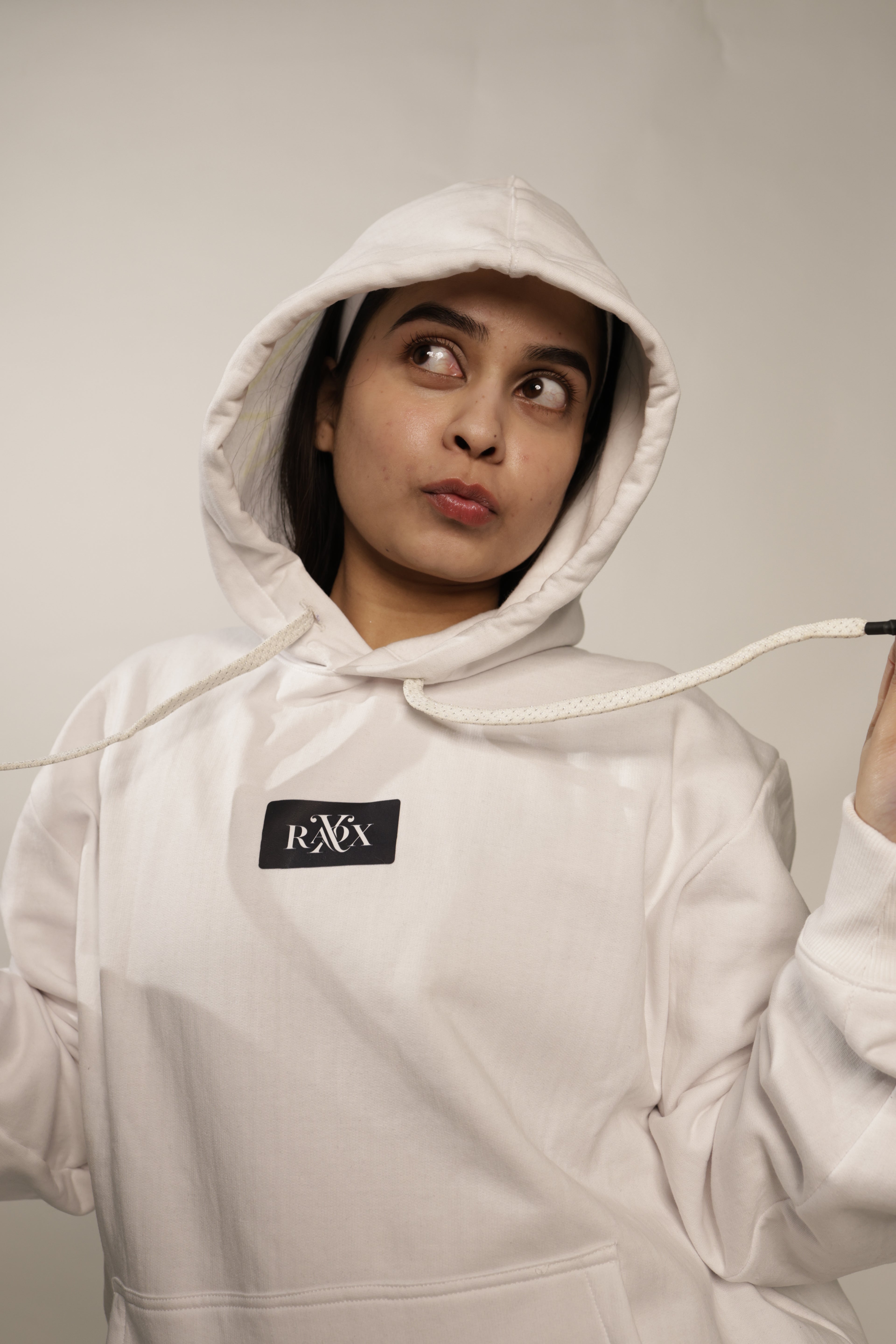 RAOX White Noise Hoodie.
