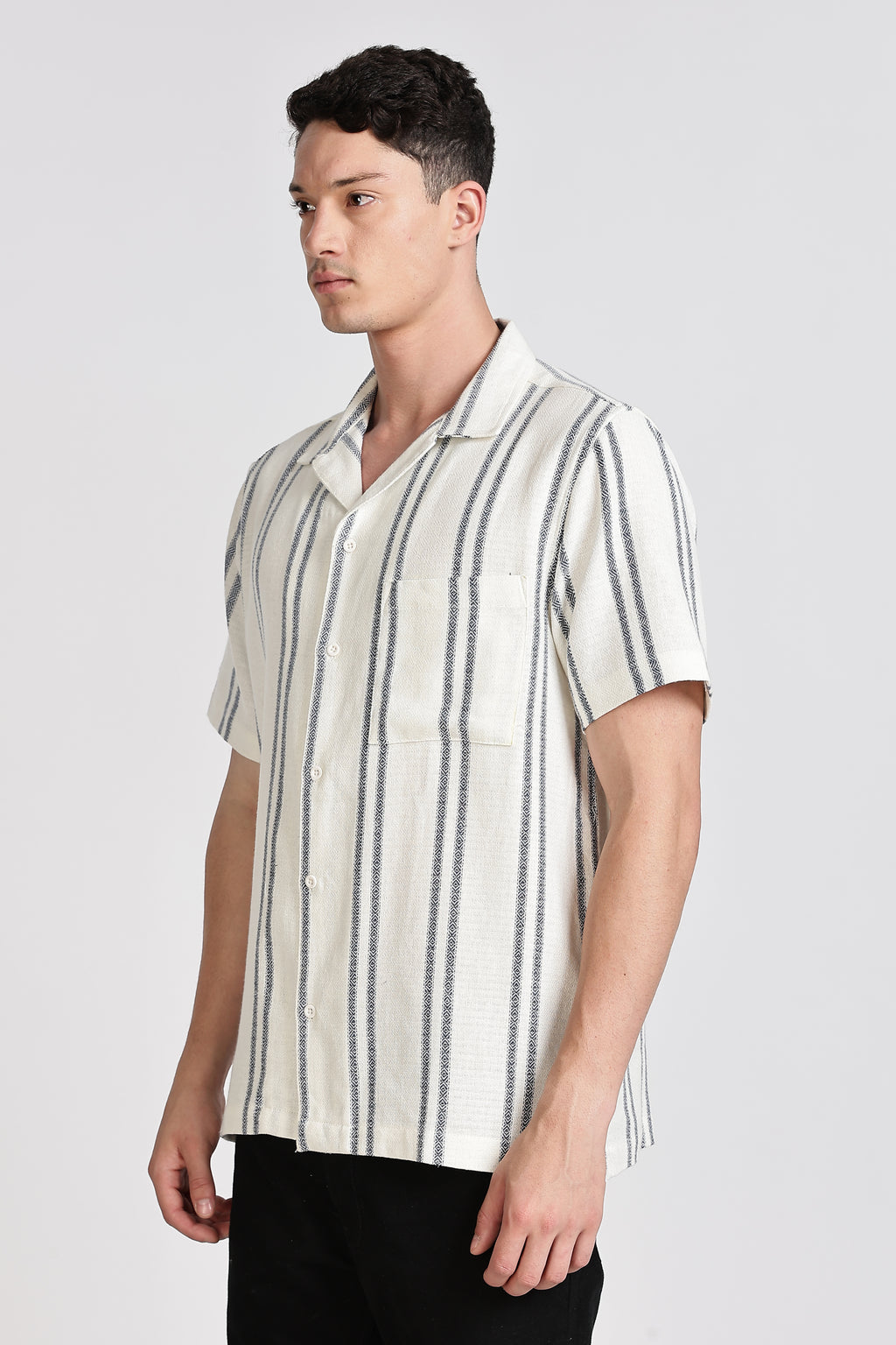 Men Relaxed Fit Self Design Casual Shirt