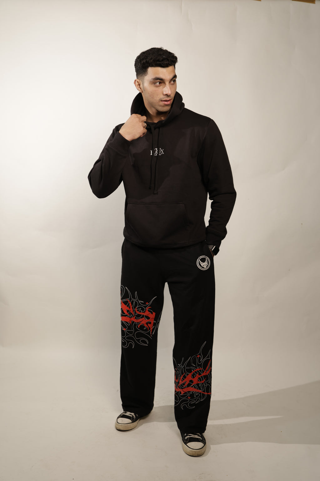 RAOX Noir Essential Hoodie.