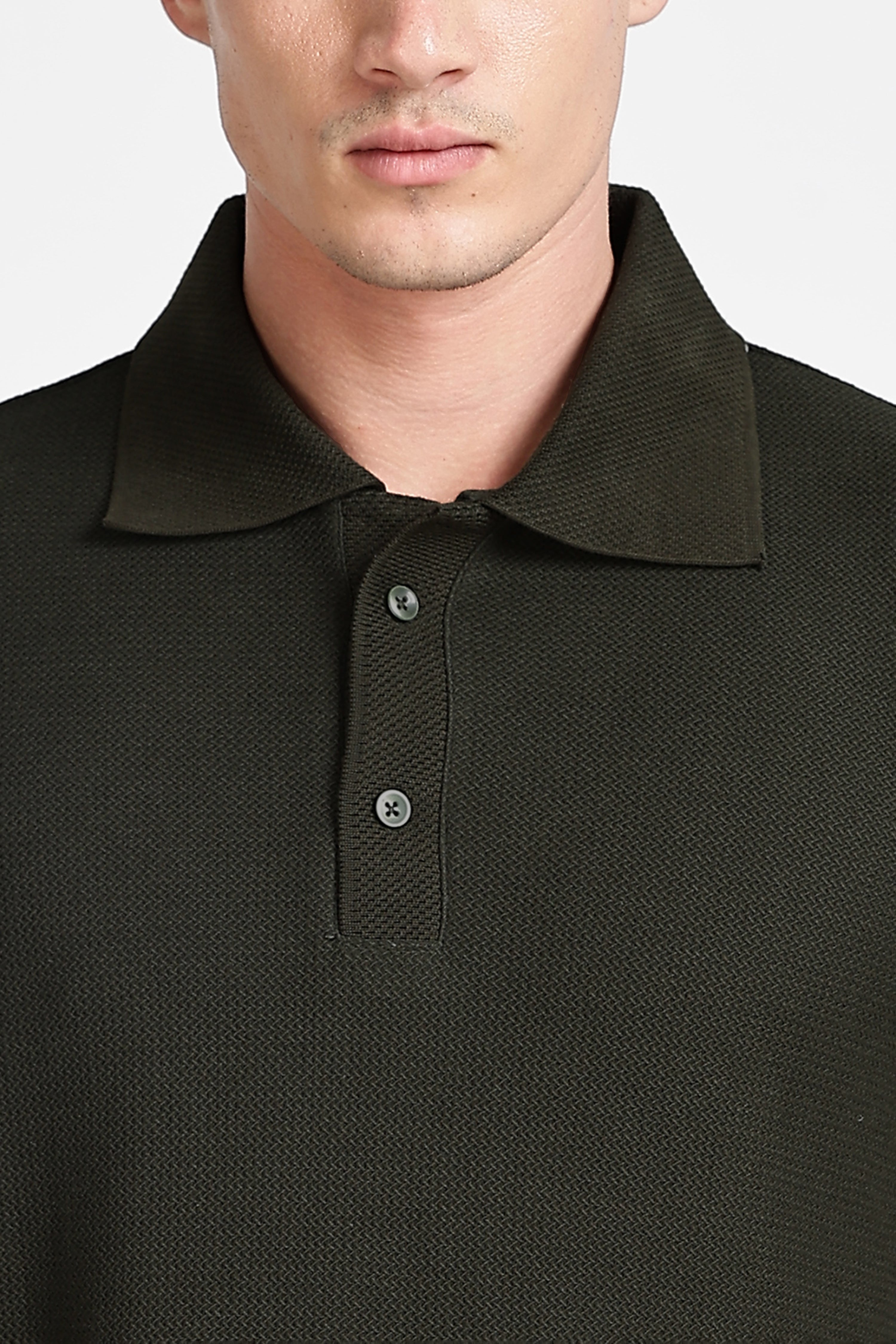 MEN SLIM FIT POLO T-SHIRT