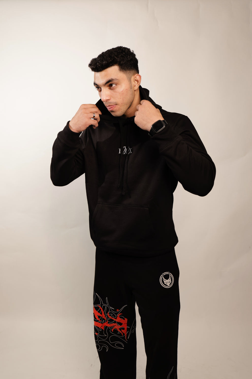 RAOX Noir Essential Hoodie.