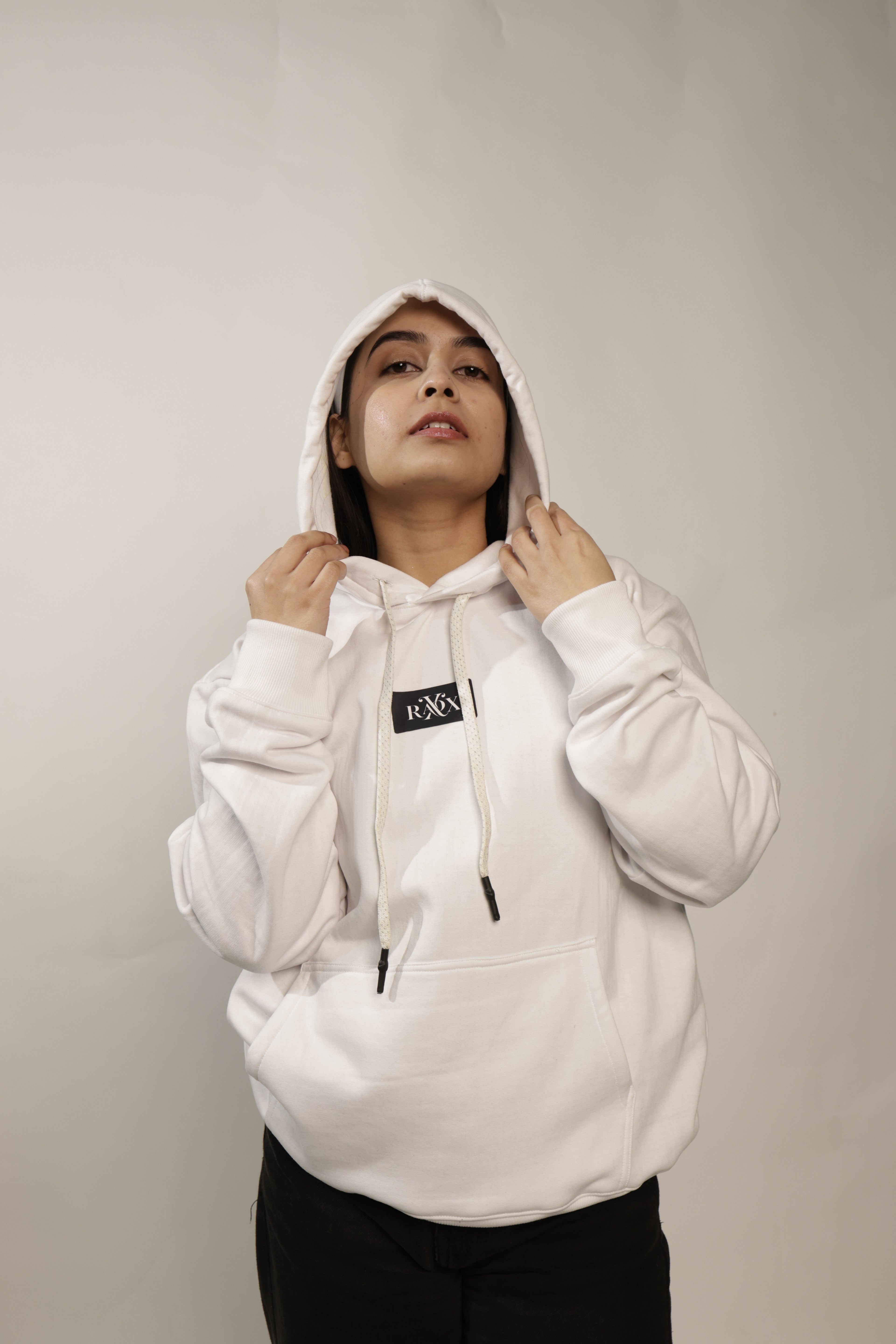 RAOX White Noise Hoodie.