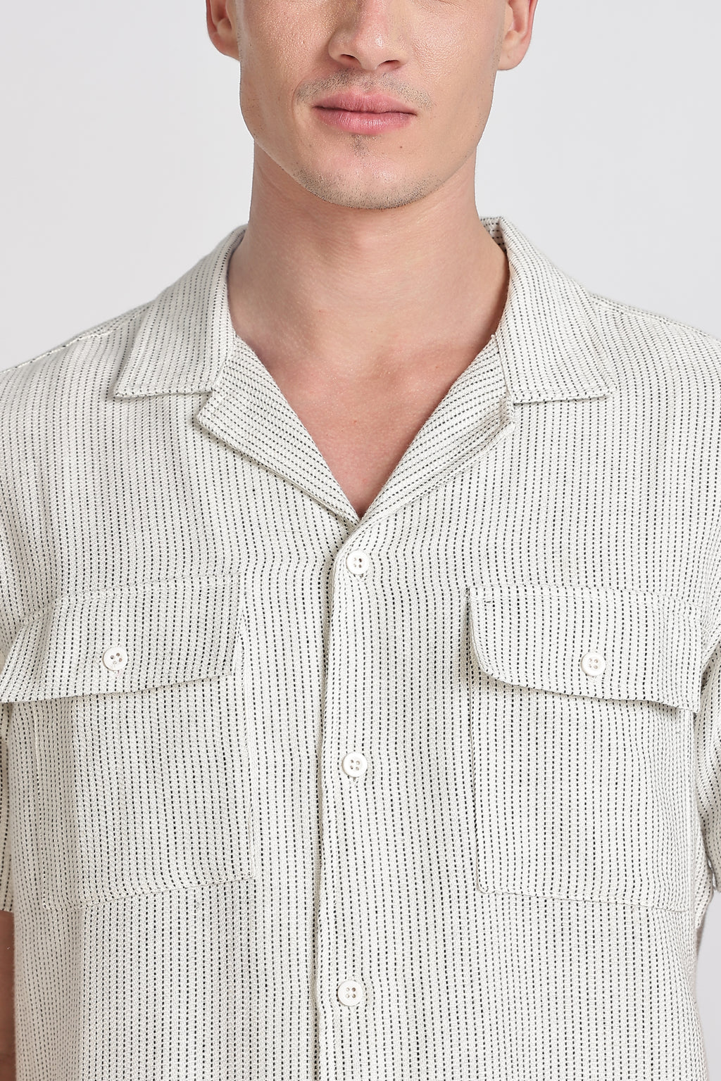 TEXTURED REGULAR FIT SHIRT